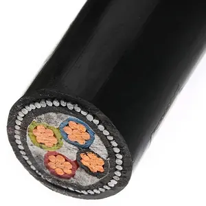 600-1000V כחול פס משוריינת 16MM X 4 CORE SWA PVC חשמלי כבל