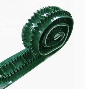 Gıda sınıfı PU/PVC yeşil yanak Cleats hafif sanayi için konveyör bant saptırma ekleyin - Product Image 5