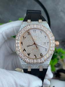 Reloj de Buceo de Alta Calidad, 41 mm, Mecánico, Acero Inoxidable, Alarma, Resistencia al Agua de 30 bar, Manecillas Estilo Shanghái, Cristal de Hielo Estrellado - Product Image 2