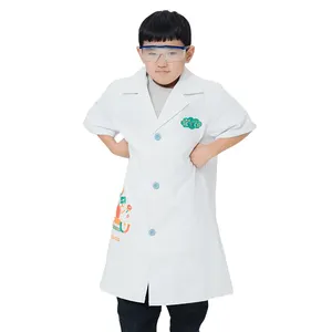 역할극 병원 유니폼을 위한 핫 세일 이용 가능한 어린이 실험실 코트