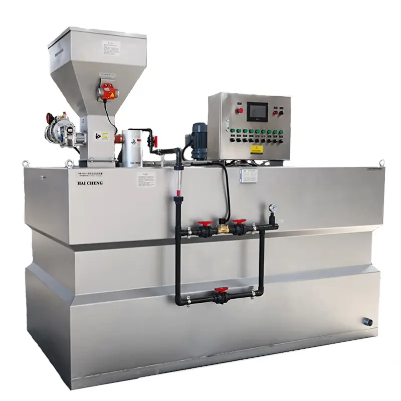 Edelstahl Chemie-Polymer-Dosiereinheit industrielles automatisches Dosiermaschinen-System