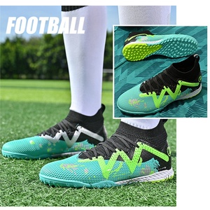 Grande Vente <span class=keywords><strong>Chaussures</strong></span> <span class=keywords><strong>de</strong></span> Football Populaires pour Hommes Désignées par les Clubs <span class=keywords><strong>de</strong></span> Soccer pour Match et Entraînement - Product Image 4