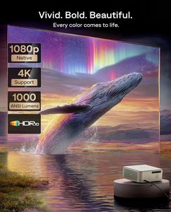 <span class=keywords><strong>Projecteur</strong></span> intelligent Aurzen EAZZE D1 MAX avec Google TV amélioré, compatible 4K, 1000 lumens ANSI, technologie MEMC, audio Dolby 20W - Product Image 6