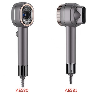 Secador de Pelo Profesional Ligero de Alta Velocidad, Secador de Pelo Portátil sin Aspas con Pantalla LED Digital - Product Image 6