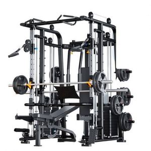 Commercial Smith Equipments Steel <b>Strength</b> Comprehensive <b>Training</b> Equipment Set Fitness Gym Squat Rack Power Rack Durable Black - Product Image 3