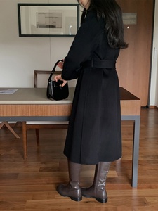 Manteaux en laine simples pour femmes, vestes <span class=keywords><strong>d</strong></span>écontractées unies, blazers longs <span class=keywords><strong>d</strong></span>'hiver pour femmes, vestes <span class=keywords><strong>d</strong></span>'extérieur - Product Image 6