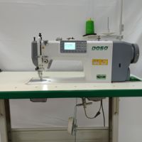 Machine à coudre à pied marcheur robuste DS-0303R avec accessoire pour sangle et tire-fil électronique