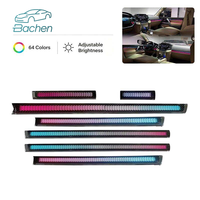 Éclairage d'ambiance pour voiture Toyota Land Cruiser LC200 2010-2021, LED intérieur multi-styles, 64 couleurs, mise à niveau de la décoration d'ambiance