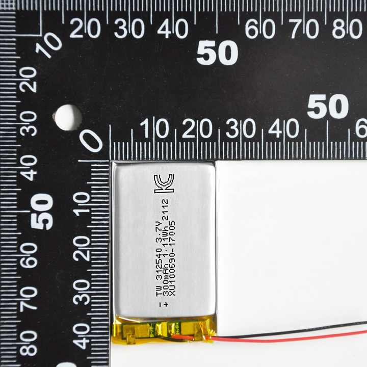 Wholesale 3.7V 312540 Rechargeable Lithium Polymer Ion Battery  