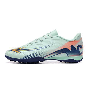 Chaussures de football respirantes en cuir synthétique AG TF pour adultes, prêtes à être expédiées, tendance, pour l'entraînement et la performance athlétique - Product Image 2