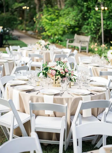 Chaises en PP blanches très vendues, imperméables, réglables, portables, pliables <span class=keywords><strong>pour</strong></span> les fêtes en plein air, l'hôtellerie, les salons, les locations - Product Image 3