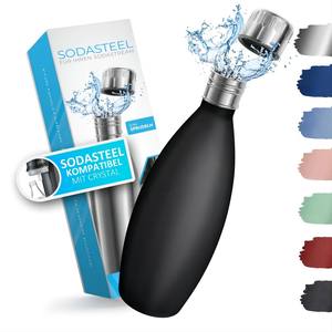 <span class=keywords><strong>Bouteille</strong></span> d'eau potable pétillante écologique de 900ml à paroi unique en acier inoxydable avec logo personnalisé - Product Image 2