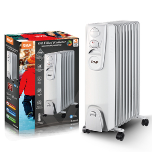 Calentador eléctrico de radiador lleno de aceite RAF de 2000W con funcionamiento silencioso de ajuste de tres engranajes y ruedas portátiles - Product Image 4