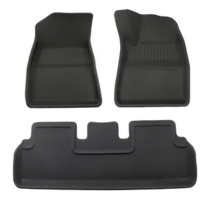 High Quality XPE Car Mats Factory All Weather Car Floor Mats 3D Rubber Car Carpets For Tesla Model Y