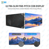 Écran LED intérieur COB ultra-fin 29 mm P0.9 P1.25 Ultra HD pour mur vidéo publicitaire, économie d'énergie, pour salle de conférence