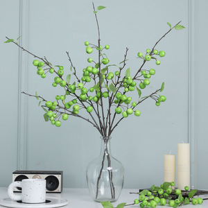 Ramilletes de manzana verde artificial Ruilisi, frutas decorativas de plástico para el hogar, bodas y accesorios para exteriores. - Product Image 3