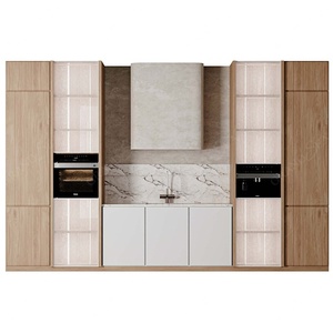 Armadietti da Cucina in Legno Laccato Bianco Stile Shaker per Progetti Alberghieri, in Compensato e Truciolato, per <span class=keywords><strong>Area</strong></span> Cucina - Product Image 2