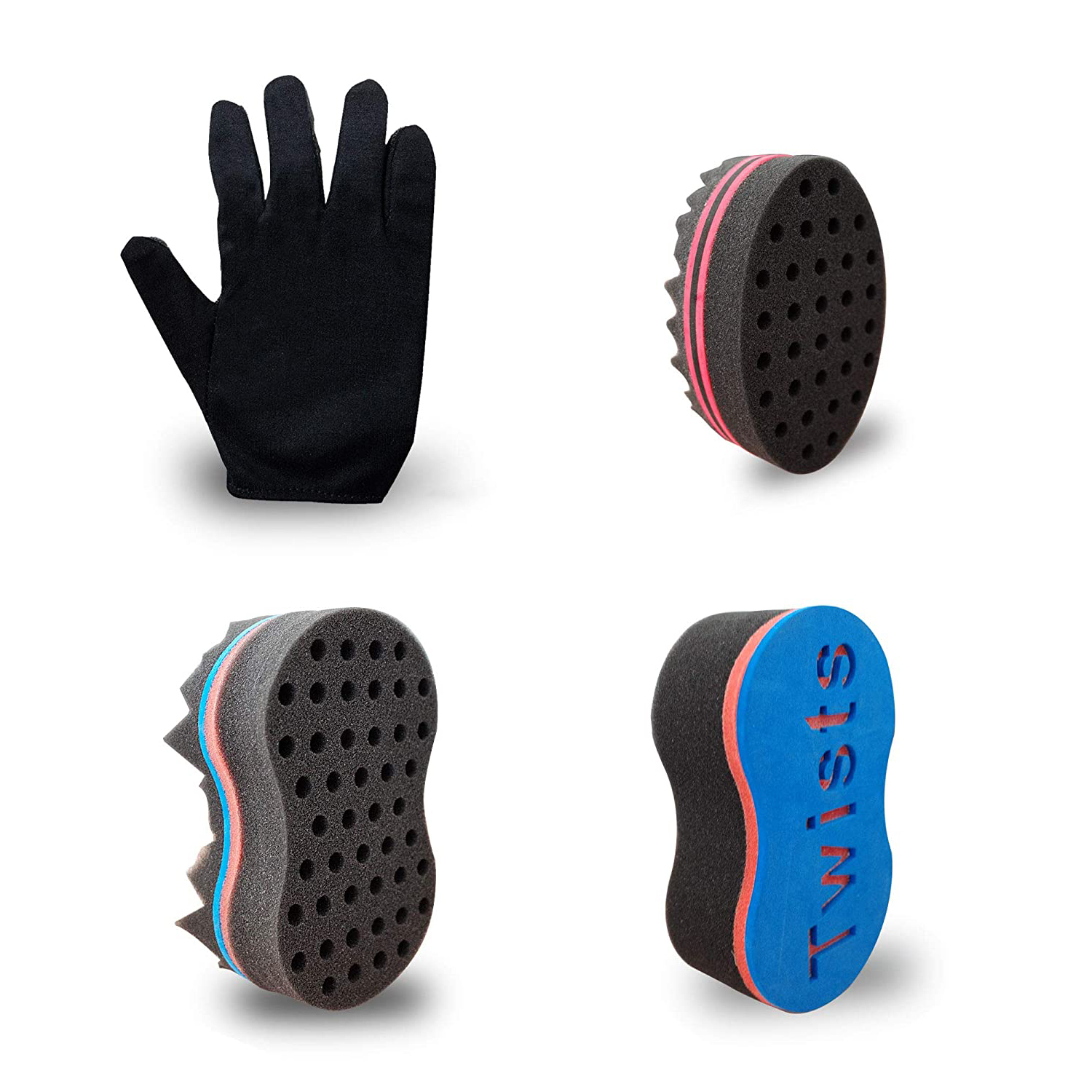 Пользовательский парикмахерский страшный замок, мужские волосы, скрученные, завитые, губчатые кисти, инструмент для черных мужчин и женщин