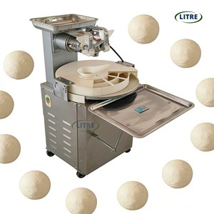 Máquina Divisora y Boleadora de Masa Automática Industrial de Alta Capacidad de Acero Inoxidable para Panadería, Fácil de Operar, para Hacer Bolas de Pan y Pizza - Product Image 1