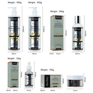 Aydınlatma beyazlatma için özel etiket çift glutatyon vücut cilt bakımı niasinamid Arbutin maddeler ile karanlık noktalar kaldırır - Product Image 6