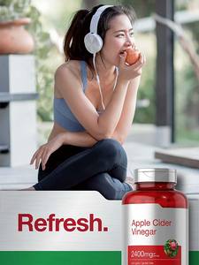 แคปซูลน้ำส้มสายชูแอปเปิ้ลไซเดอร์ออร์แกนิกวิตามินและสังกะสีผลิตภัณฑ์เสริมอาหารสำหรับลดน้ำหนัก - Product Image 6