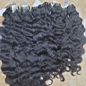 Raw Cambodian Raw Human hair bundles vendor cuticle aligned unprocessed virgin human raw cambodian natural wavy hair vendors