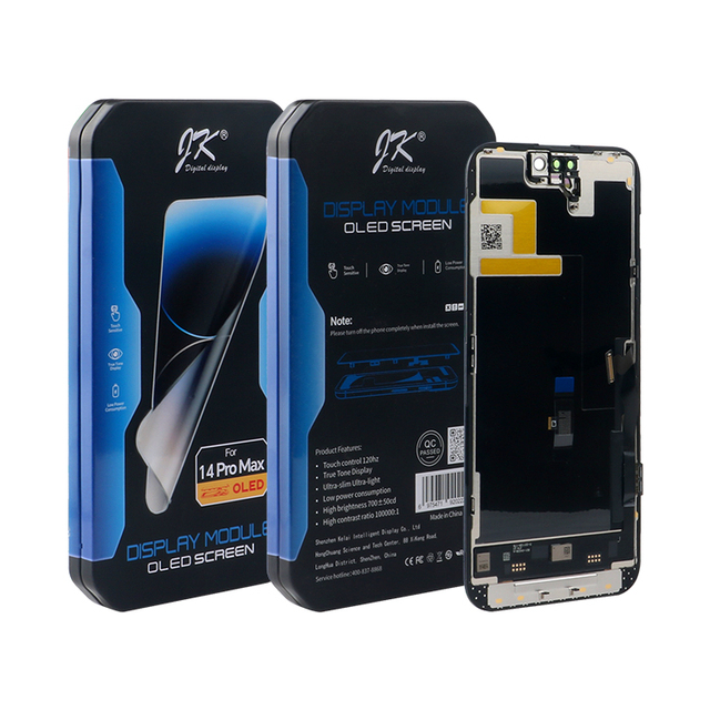 JK OLED OEM 120HZ Display for iPhone 14 Pro Max 6.7" Screen Digital Display Repair Phone Touch Screen Assembly