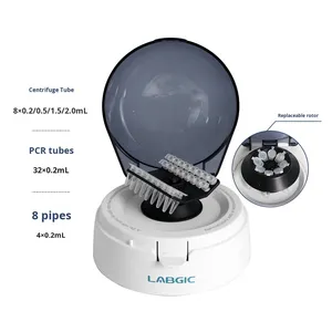 बीजिंग लैजिक L-CMP7 हैंडहेल्ड सेंट्रीफ्यूज प्रयोगशाला मिनी 7000 आरपीएम 8-पंक्ति ट्यूब - Product Image 6