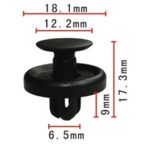 Lexus Fender <b>Bumper</b> Mounting <b>Clips</b> 53879-58010 90467-07211 For Replace Repair Auto Fastener - Product Image 2