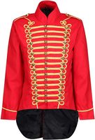 Herren Parade Jacke Marching Band Schlagzeuger Gothic Schwanz mantel Honor Guard Performance Uniform