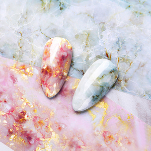 3D estilo francés patrón <span class=keywords><strong>de</strong></span> mármol Nail Art papel <span class=keywords><strong>de</strong></span> transferencia Halo Color pintura estrella transferencia <span class=keywords><strong>uñas</strong></span> pegatina transferencia pegamento Decoración - Product Image 6