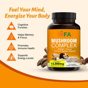 Complejo de Hongos OEM ODM 120000MG por Porción, Mejora la Energía, la Concentración, el Sistema Inmunológico, Apoyo Diario para la Claridad Mental y la Concentración - Product Image 6