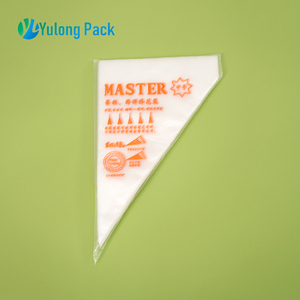 10 inç gıda sınıfı HDPE malzeme tek kullanımlık 100 ambalaj pişirme dekorasyon kullanımı tek kullanımlık pasta buzlanma sıkma torbası pasta torbası - Product Image 3