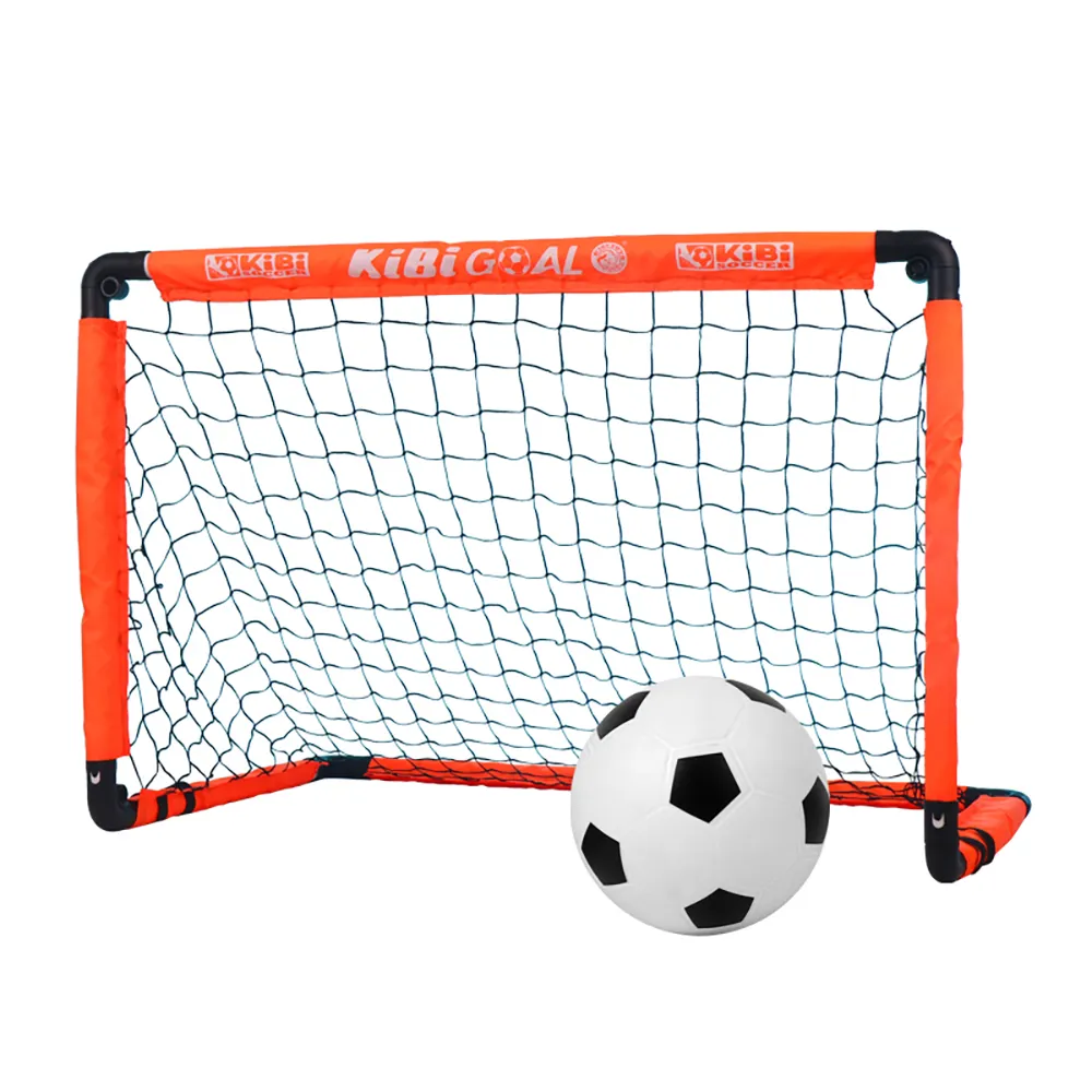 Gol de futbol plastic customize mini portable foldable folding kids small PVC rebound training football net soccer goal post