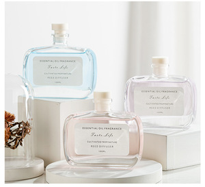 Juego de regalo de Perfume para el hogar de lujo, 5 estrellas, clasificado por los clientes, difusor de aceite DIY de vidrio de 100 ML, botella difusora de caña de larga duración, Fragancia - Product Image 6