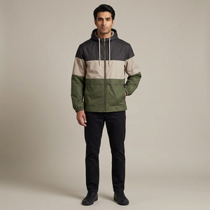 Chaqueta Impermeable para Todo Clima, Diseño de Rendimiento para Exteriores, Ajuste Deportivo, Tejido Transpirable de Secado Rápido y Diseño Resistente al Viento, Chaquetas para Hombre - Product Image 1