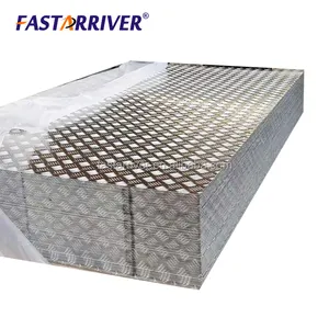 Trung Quốc Giá Tốt Nhất 5 Bars Chống Trượt Nhôm Tread Tấm Tấm Cho Các Cầu Thang