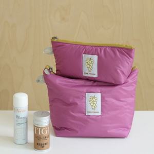 Tampons de coton imperméables en nylon Trousse de maquillage en coton de l'espace Étiquette de haute qualité Couture logo 8 pouces - Product Image 6