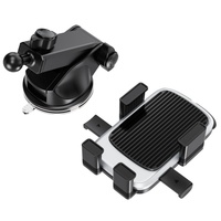 Support de téléphone de voiture pliable, flexible, étanche, anti-corrosion, avec ventouse, bras télescopique, rotation à 360°, pour tableau de bord