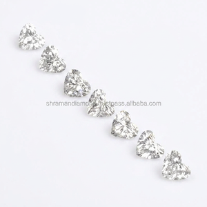 Diamantes sueltos cultivados en laboratorio HPHT al por mayor, forma de corazón de 0.90 quilates, corte excelente CVD, para joyería fina de compromiso y boda unisex. - Product Image 2
