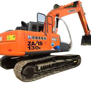 Excavatrice sur chenilles Hitachi ZX130 du Japon à vendre, pelle sur chenilles d'occasion pas chère Hitachi Zaxis Shanghai 130, prix bas - Product Image 1