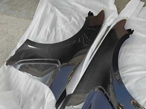 Ailes latérales en fibre de carbone pour Ford <span class=keywords><strong>Mustang</strong></span> GT350 2018-2023, fibre de carbone véritable, style standard. - Product Image 6