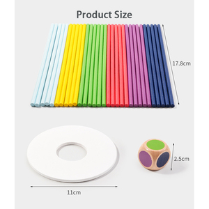 Hot New Arrivals Best-selling Color Balancing Rods Manufacturer Direct Sale Montessori Educational Toys for All Children - Product Image 6