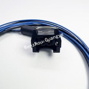 定制2针母头保险丝插头PBT塑料插头DJ7021-3.5-21 220V 120mm线束线缆家用电器 - Product Image 1