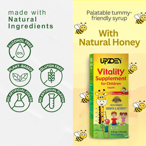 Il liquido naturale dell'integratore di vitalità per i bambini aiuta ad aumentare l'energia e la resistenza, sostiene la buona salute, promuove la crescita e l'appetito - Product Image 5