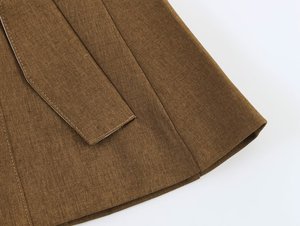 Blazer Sólido <span class=keywords><strong>de</strong></span> Diseño para <span class=keywords><strong>Mujer</strong></span> 2026, <span class=keywords><strong>Chaqueta</strong></span> Elegante <span class=keywords><strong>de</strong></span> Oficina para el Trabajo, OEM/ODM por Fábrica China, Abrigos Formales - Product Image 6