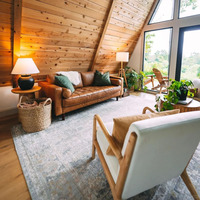 Maisons Triangulaires Préfabriquées Modernes de Luxe Modifiées, Bâtiments Conteneurs de Campagne pour Hôtels et Complexes Hôteliers