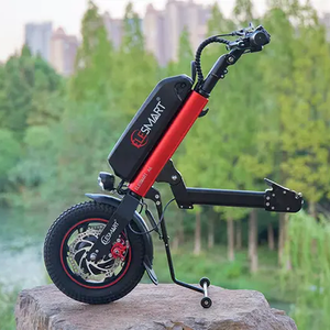 Silla de ruedas eléctrica ligera acoplable 12.8Ah Handcycle 500W para deporte/silla de ruedas plegable - Product Image 2