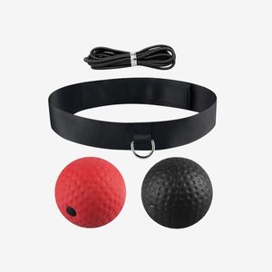 Ballon de réflexe de boxe avec bandeau, parfait pour l'entraînement de la réaction, de l'agilité, de la vitesse de frappe et de la coordination œil-main - Product Image 1