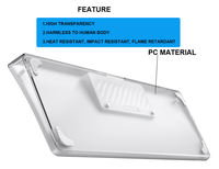 Teclado Inalámbrico Bluetooth 2.4g Transparente de Modo Dual Recargable Personalizado en Alemán, Francés, Árabe, Tailandés, Ruso y Coreano